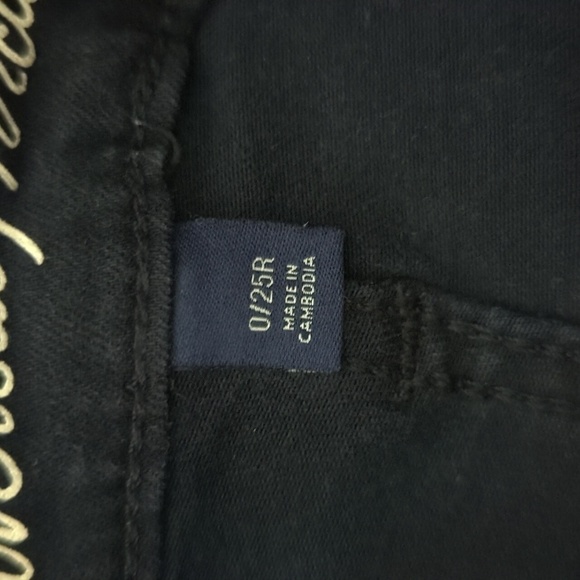 Universal Thread High Rise Skinny Bootcut Women's Size 0/25R  Black Jeans Pants - Picture 5 of 8